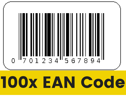 Order 100 ean codes
